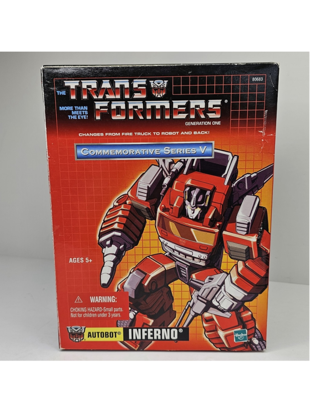 SEALED Transformers Commemorative Series V Inferno Autobot Hasbro 80683